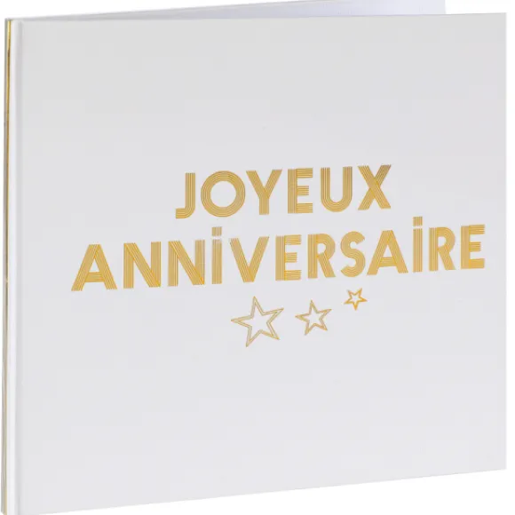 Livre D'Or Joyeux Anniversaire Or