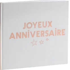 Livre D'Or Joyeux Anniversaire Rose Gold