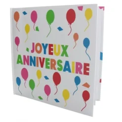 Livre D'Or Joyeux Anniversaire Multicolore