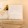 Livre D'Or Joyeux Anniversaire Blanc Et Or