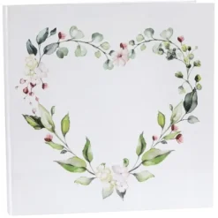 Livre D'Or Mariage Coeur Vegetal