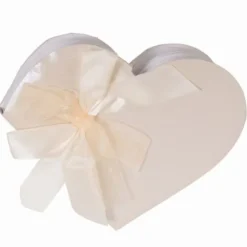 Livre D'Or Mariage En Forme De Coeur Ecru