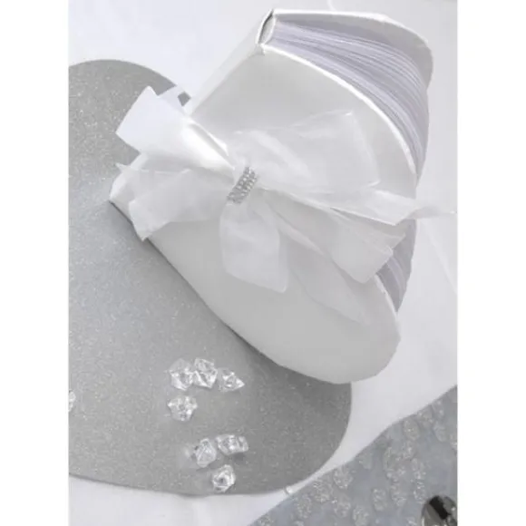 Livre D'Or Mariage En Forme De Coeur Ecru