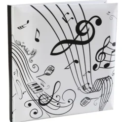 Livre D'Or Mariage Musique Blanc