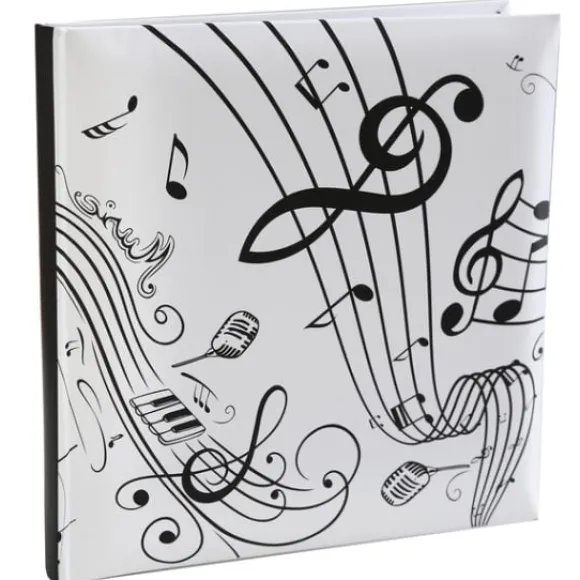 Livre D'Or Mariage Musique Blanc