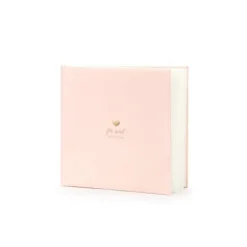 Livre D'Or Rose Avec Petit Coeur Or