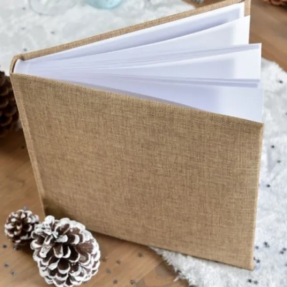 Livre D'Or Santex En Jute Naturel