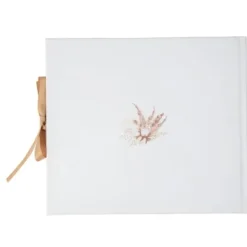 Livre D'Or Theme Theme Bapt Me Pampas Fleur De Coton