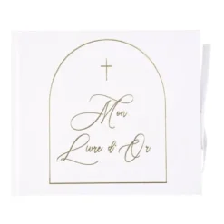 Livre D'Or Theme Theme Communion Puret Blanc