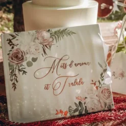 Livre D'Or Vegetal Peony Rose Gold