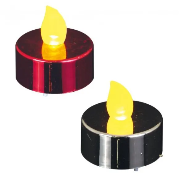 Lot De 2 Bougies Chauffe Plat Led Assorties