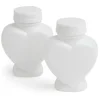 Lot De 6 Bouteilles De Bulles De Savon Forme De Coeur
