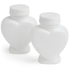Lot De 6 Bouteilles De Bulles De Savon Forme De Coeur