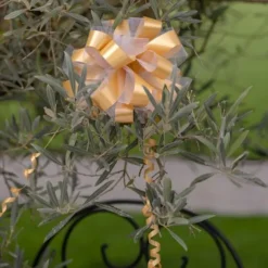 Lot De 5 Grands Noeuds En Tulle Rose 50Mm