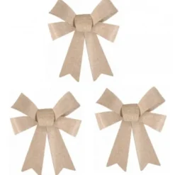 Lot De 3 Petits Noeuds En Jute Pas Cher