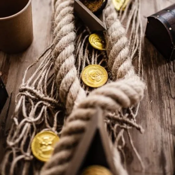 Lot De 24 Pi Ces De Pirate Or