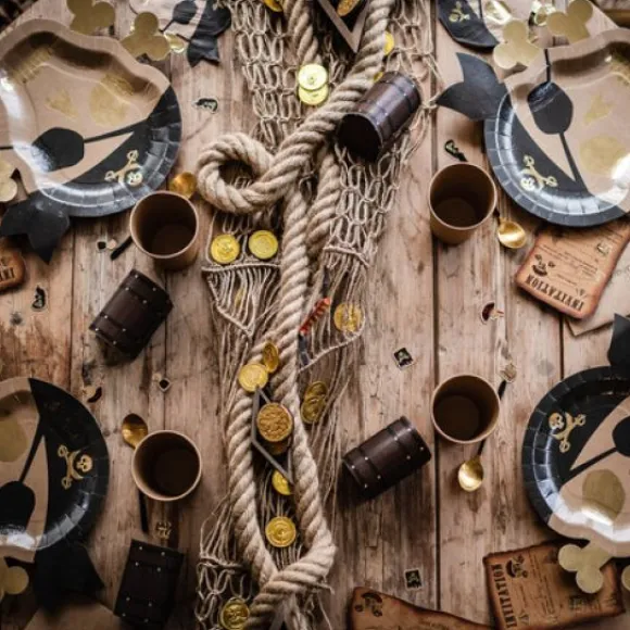 Lot De 24 Pi Ces De Pirate Or