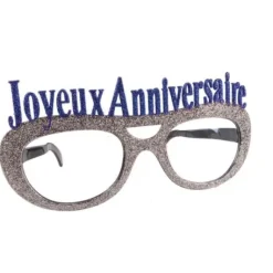 Lunettes G Antes Paillettes Joyeux Anniversaire Couleur Al Atoire