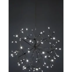 Lustre Lumineux De Noel 80 Led Blanc