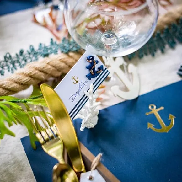 Marque Place Ancre Marine X 10 Pi Ces