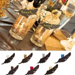 Marque Place Ardoise Plume X 6 Pi Ces