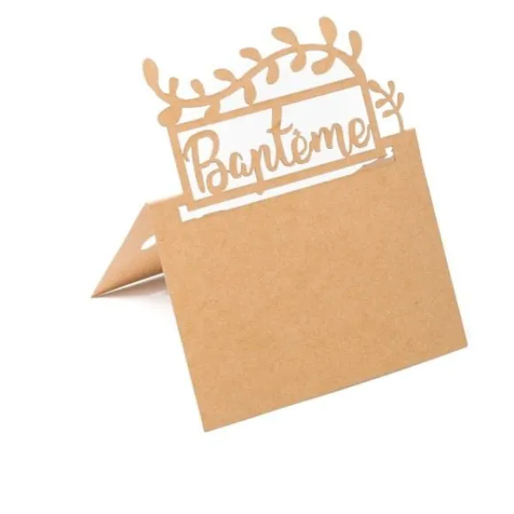 Marque Place Bapt Me Kraft X 20 Pi Ces