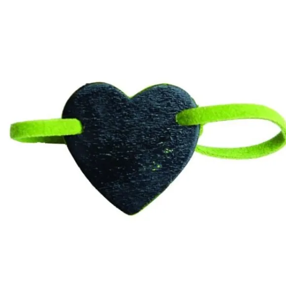 Marque Place Bracelet Coeur En Ardoise X 6 Pi Ces