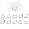 Marque Place Clipse Coeur Argent Chrome X 10 Pi Ces