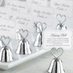 Marque Place Cloche Argent Avec Coeur