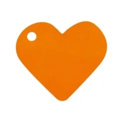 Marque Place Coeur Orange X10