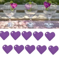 Marque Place Coeur Prune X10