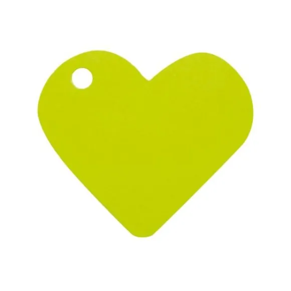 Marque Place Coeur Vert Anis X10