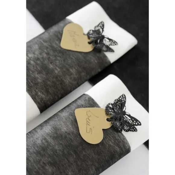 Marque Place Coeur Vert Anis X10