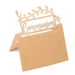 Marque Place Communion Kraft X 20 Pi Ces