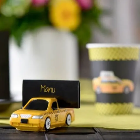 Marque Place En Carton Noir X 10 Pi Ces