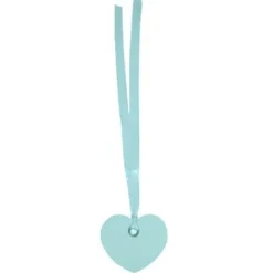 Marque Place Etiquette Coeur Avec Ruban X 12 Pi Ces