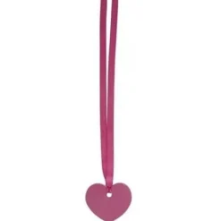 Marque Place Etiquette Coeur Avec Ruban X 12 Pi Ces
