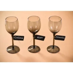 Marque Place Etiquette En Bois Blanc X6 Pi Ces