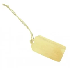 Marque Place Etiquette En Bois Rectangle Naturelle X 6 Pi Ces