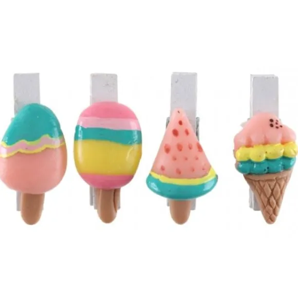 Marque Place Forme Glace Avec 4 Pinces