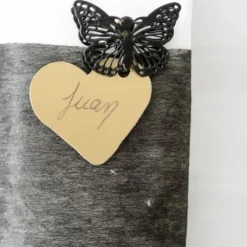 Marque Place Mariage Coeur Noir X10