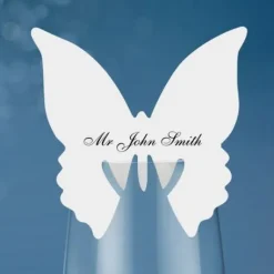 Marque Place Mariage En Carton Papillon X 10 Pi Ces