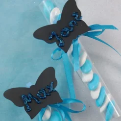 Marque Place Papillon Ardoise X 6 Pi Ces