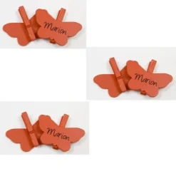 Marque Place Papillon Ardoise X 6 Pi Ces