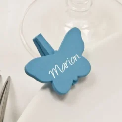 Marque Place Papillon Ardoise X 6 Pi Ces