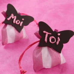 Marque Place Papillon Ardoise X 6 Pi Ces