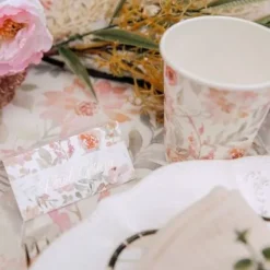 Marque Place Theme Dahlia Blanc Et Pastel X 10