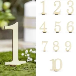 Marque Table 10 Num Ros En Bois Pas Cher