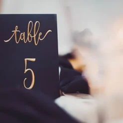 Marque Table Bleu Marine X 10 Pi Ces