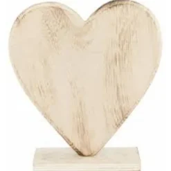 Marque Table Coeur En Bois Naturel